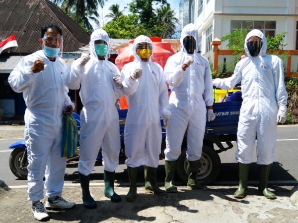 PENYEMPROTAN DISINFEKTAN KEMBALI DI NAGARI BARINGIN