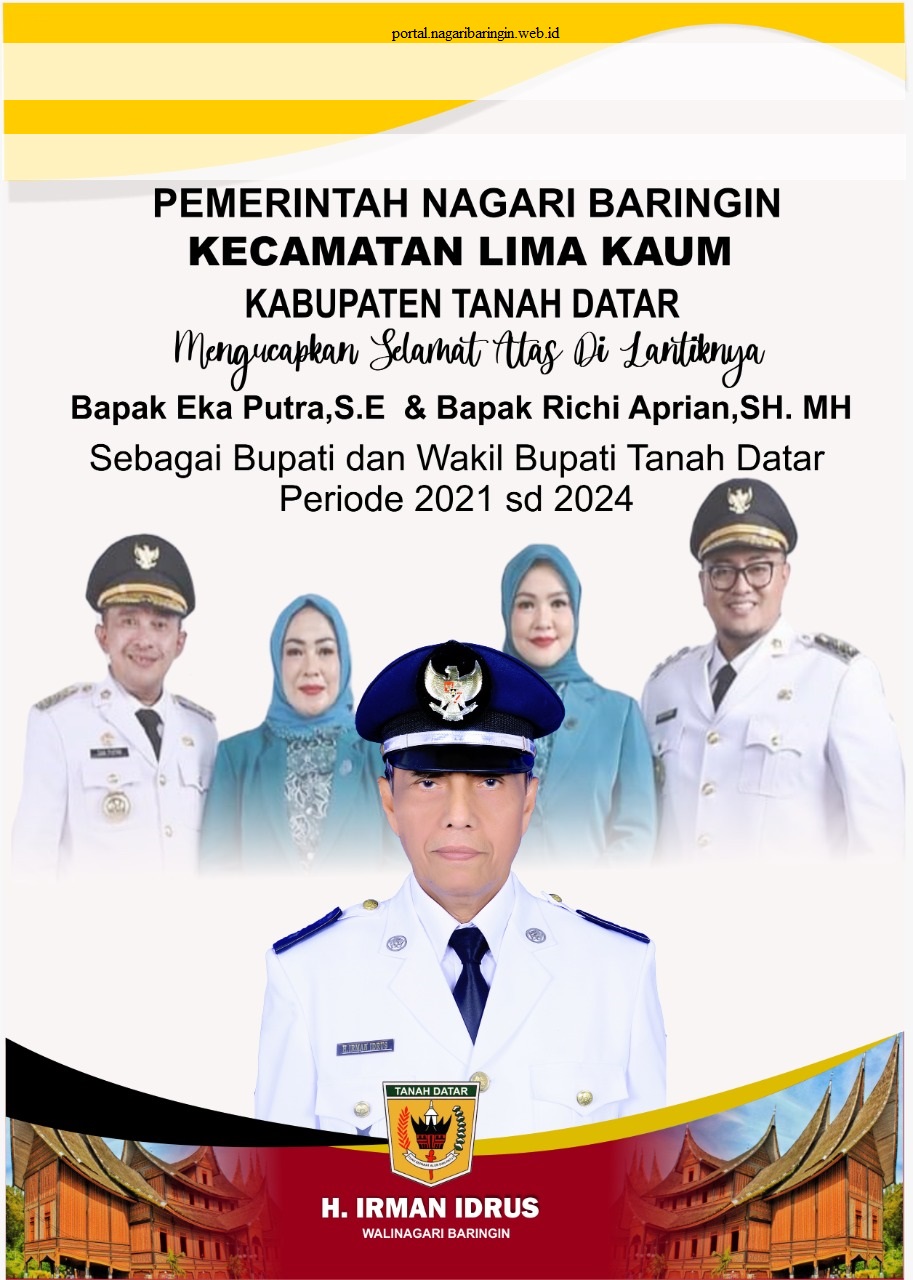 PELANTIKAN BUPATI TANAH DATAR