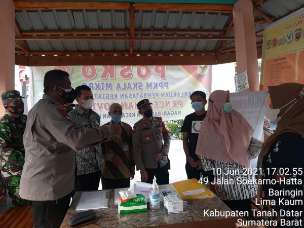 POSKO PPKM KANTOR WALI NAGARI BARINGIN