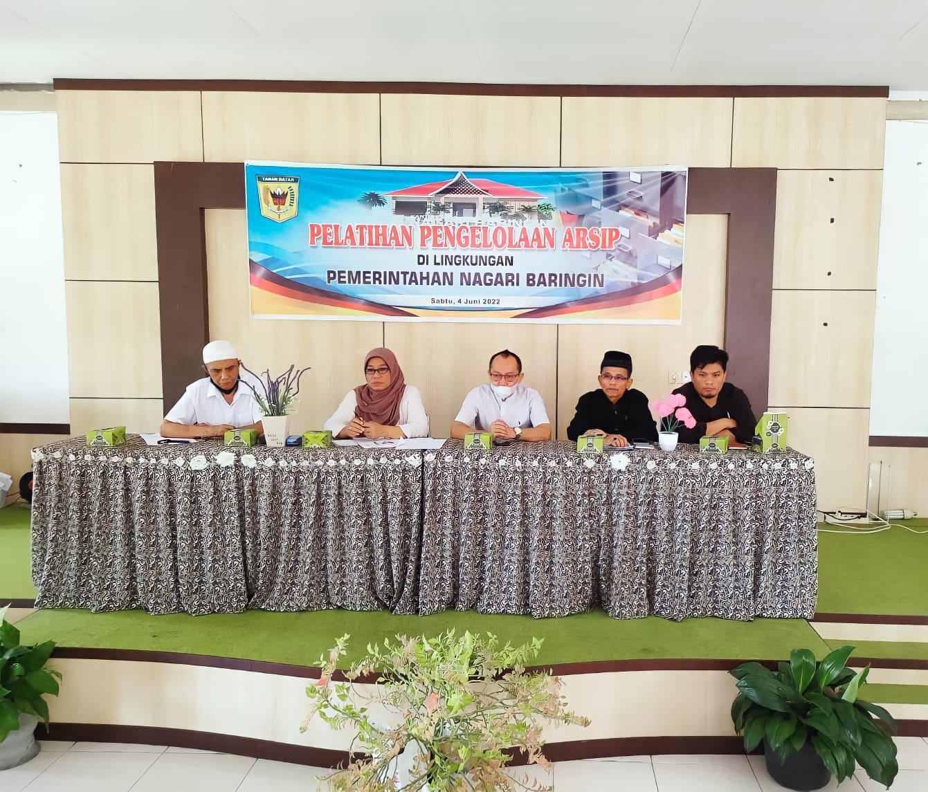 BIMTEK PENGELOLAAN ARSIP PEMERINTAHAN NAGARI BARINGIN