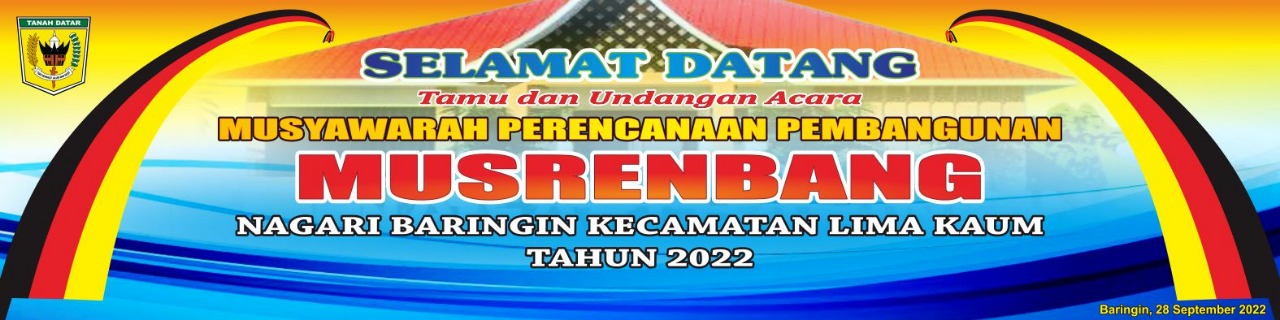 MUSRENBANG NAGARI BARINGIN TAHUN 2022